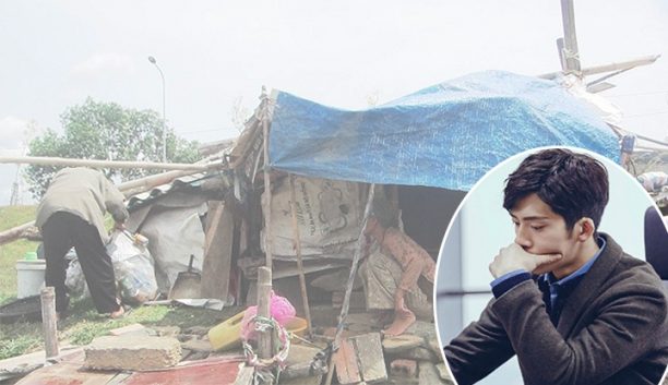 Nghe câu chuyện cảu bà, anh mới biết mình đã gây nên lỗi lầm như vậy, anh toát mồ hôi, anh quay mặt đi chỗ khác để giấu những giọt nước mắt thương cảm hối hận.